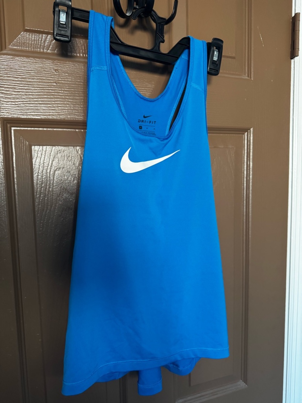 Nike Blue Tank Top with White Swoosh
